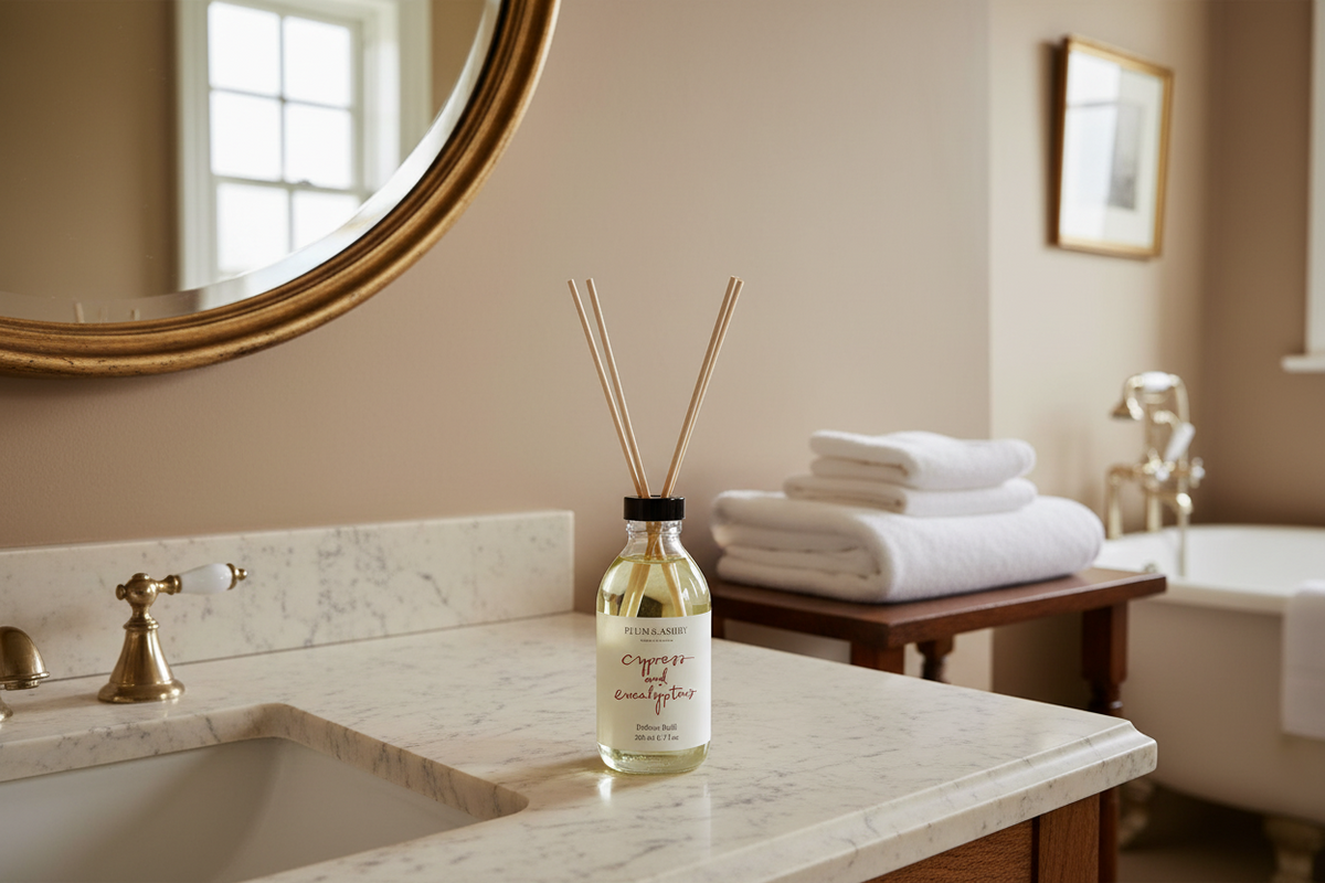Cypress &amp; Eucalyptus Diffuser Refill + Free Reeds