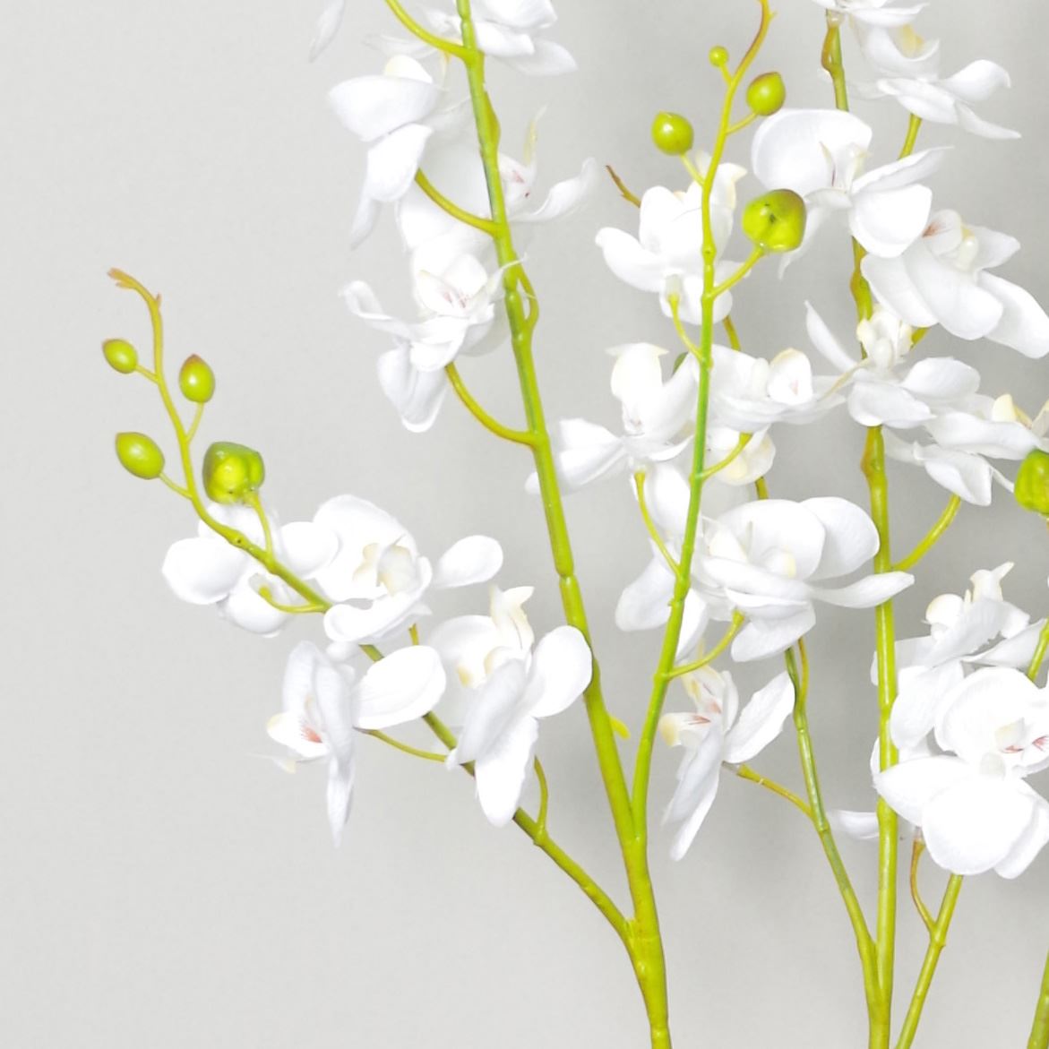 Artificial Orchid Flower 60cm White Orchid Arrangement-3