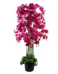Giant Pink Orchid Plant Artificial 189 flowers REAL TOUCH Botanik-0