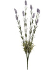 Artificial lavender spray with hyper-realistic purple blooms and bendable stems for elegant home decor  by sostter at brixbailey.com