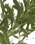 Artificial Olive Tree 180cm in White Pot Mediterranean Style Greenery
