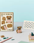 Pop Out Pug Greeting Card