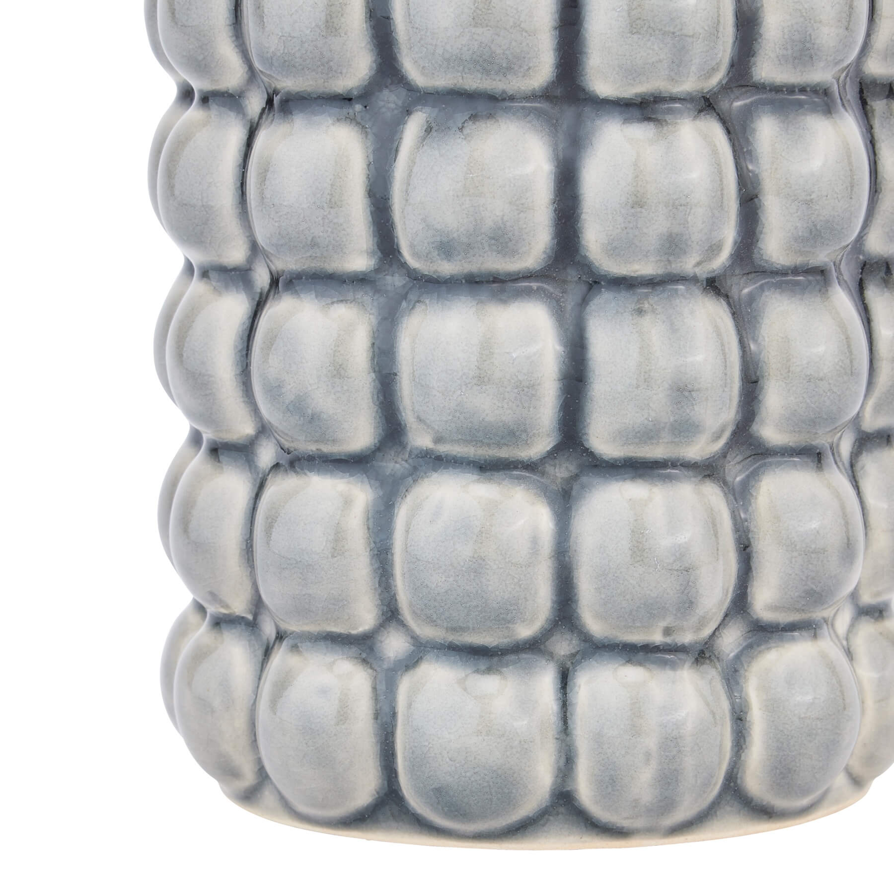 Elegant Grey Bubble Vase | Seville Collection Home Decor