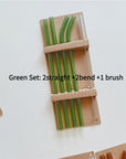 5PC Colorful Glass Reusable Straws-4