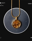 Leo Zodiac Sign Sustainable Necklace-2