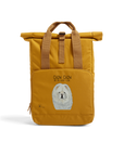 Cream Chow Chow Chic: Aloof Floof Roll-Top Backpack