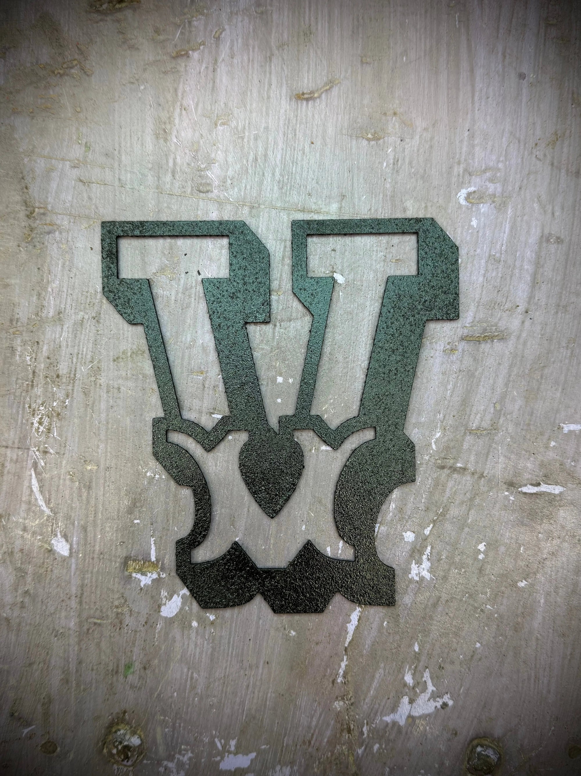Rustic Black Metal Carnival Letters A–Z | 5” or 12” Alphabet