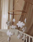 Handmade Clouds baby mobile-6