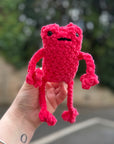 Fergus The Leggy Frog - Chunky Crochet Frog Plush – Soft Handmade Kawaii Frog Toy
