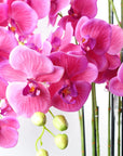 Giant Pink Orchid Plant Artificial 189 flowers REAL TOUCH Botanik-1