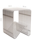 Minimalist Metal Magazine Rack