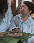 Blue Giraffe Organic Muslin Pyjamas