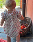Mara Pink Muslin Romper