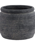 Stylish Grey Large Plant Pot for Modern Decor