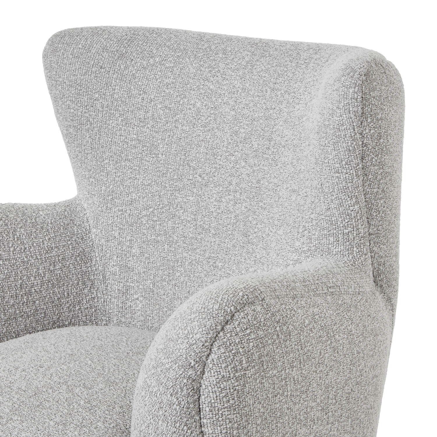 Oversized Greige Armchair in Fabulous Comfort and Modern Style