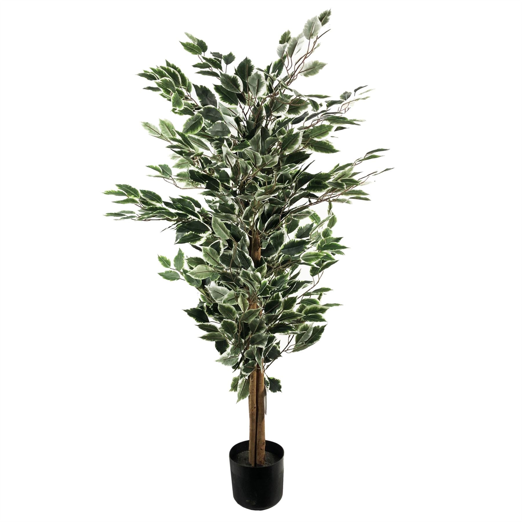 Artificial Ficus Tree Plant Variagated 110cm Tall Trees-0