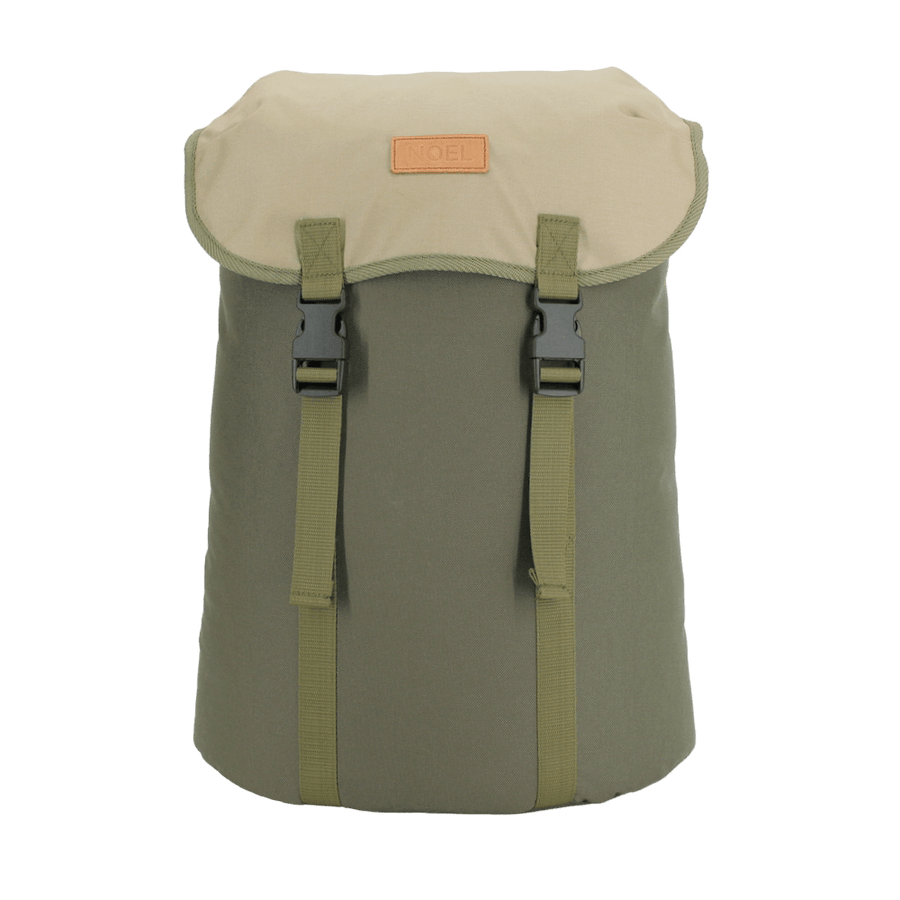 Cafe Backpack - Khaki & Beige