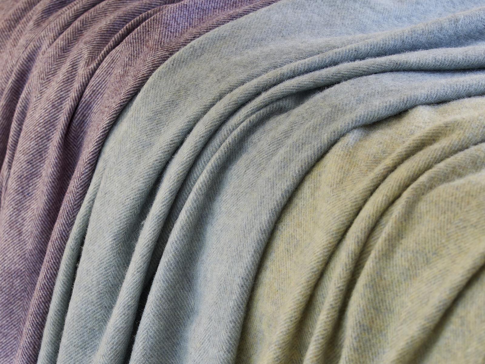 XL Herringbone Shetland Pure New Wool Throws