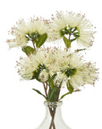Cream Faux Protea Flower Spray