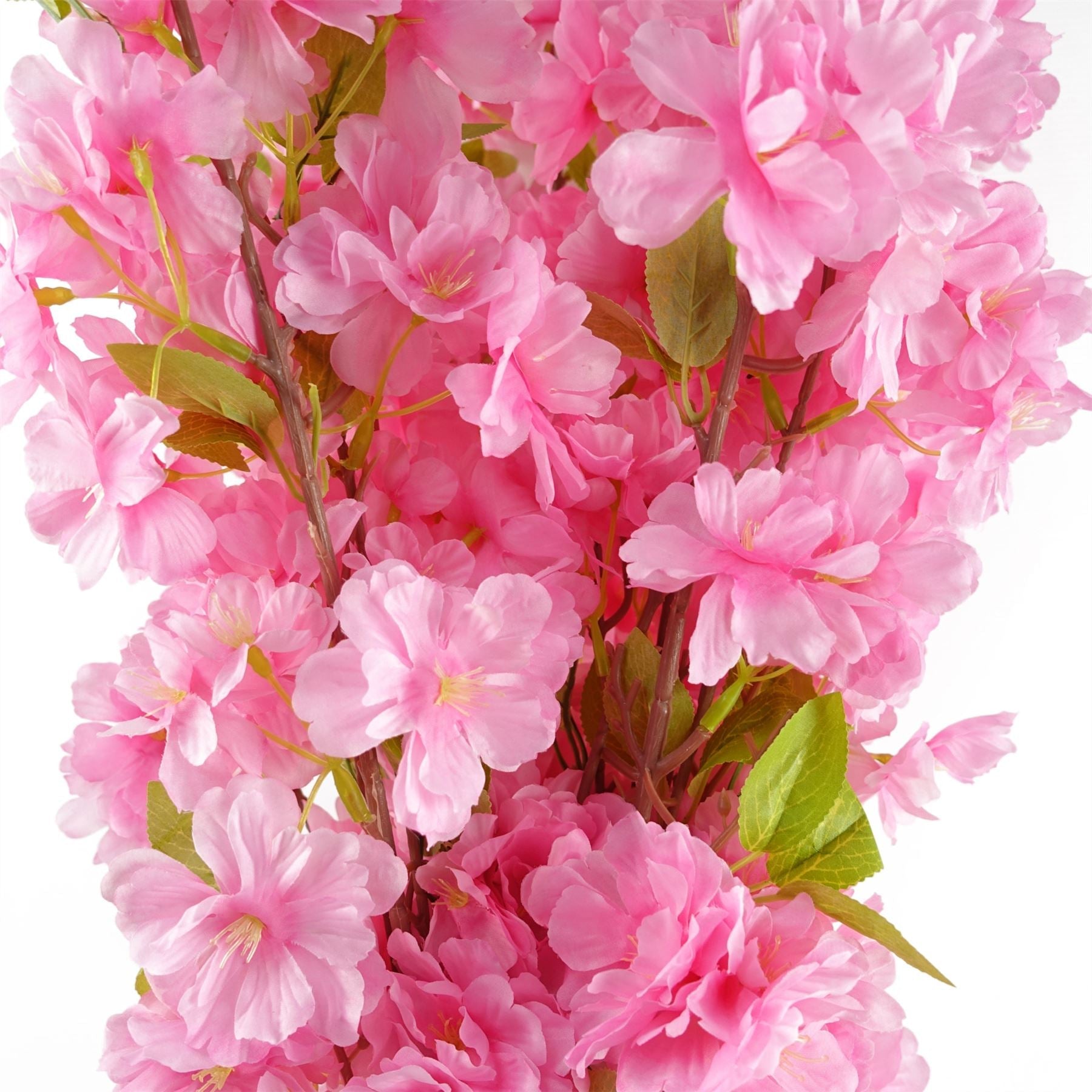 Pack of 6 x Artificial Flowers Pink Blossom Stem 100cm-2