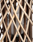 Large Rattan Globe Lantern for Soft Ambient Glow