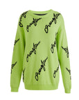 Jacquard Logo Jumper Human (Green)