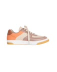 Beige Leather Sneakers for Women