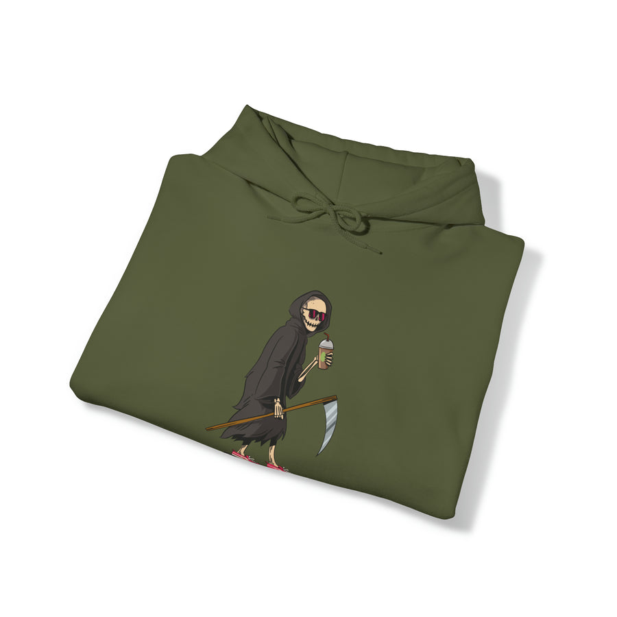 Graphic Print Unisex Hooded Sweatshirt