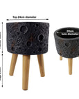 Moon Black Planter-1