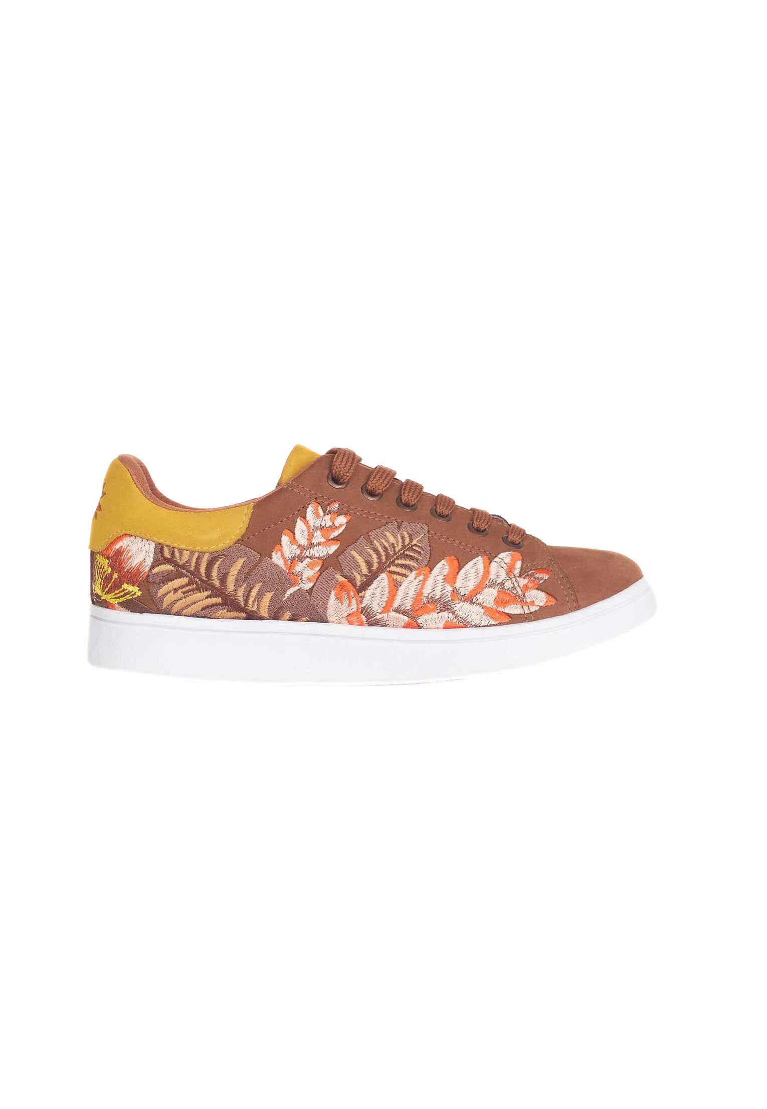 Embroidered Suede Sneakers for Women