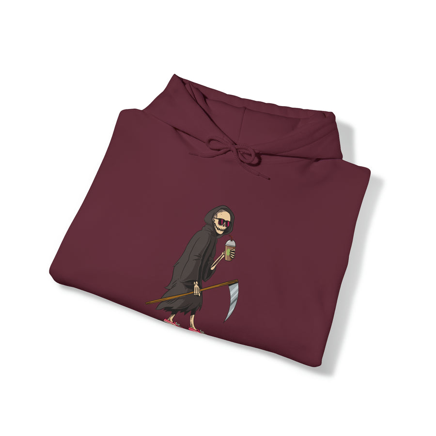 Graphic Print Unisex Hooded Sweatshirt