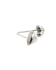 Simply Heart Silver Stud Earrings