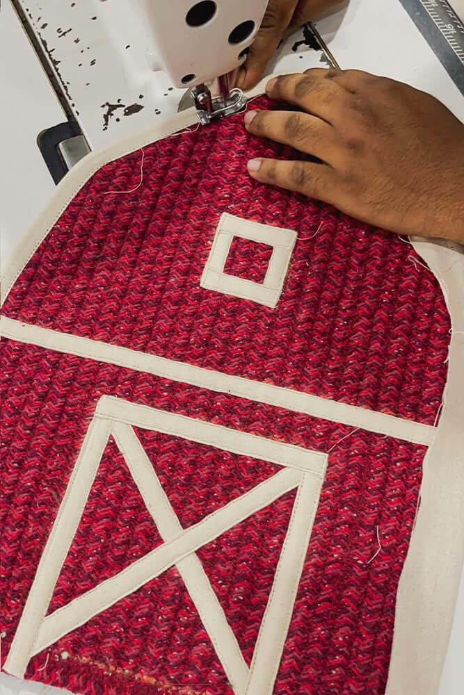 Decorative Barn Style Storage Basket