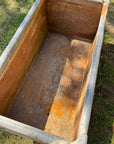 Reclaimed Galvanised Trough Garden Planter /  Raised Flower Bed Plant Pot 1B