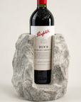 Solid Marble Wine Bottle Holder | Handcrafted Stone Wine Cooler
