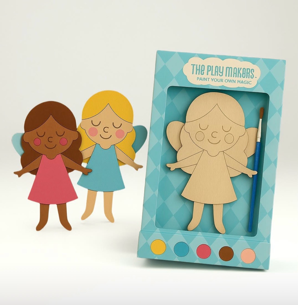 Paint-Your-Own Fairy Kit – 22cm Create any fairy perfect for party favours and stocking fillers