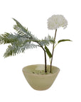 Light Green Ceramic Flower Holder for Arrangements