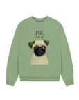 Pug Women's Oversized Sweatshirt