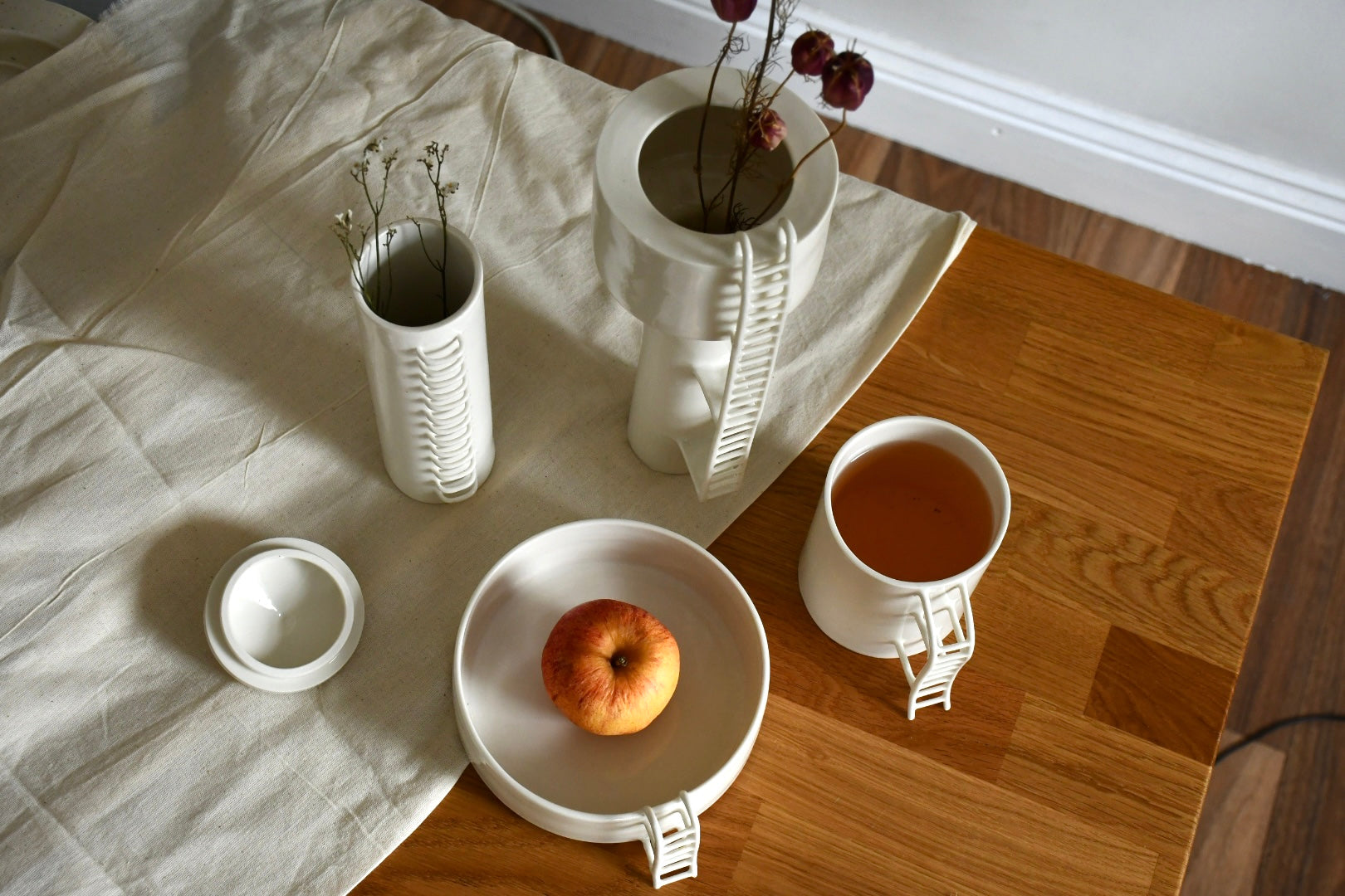 Ladder Porcelain Vase