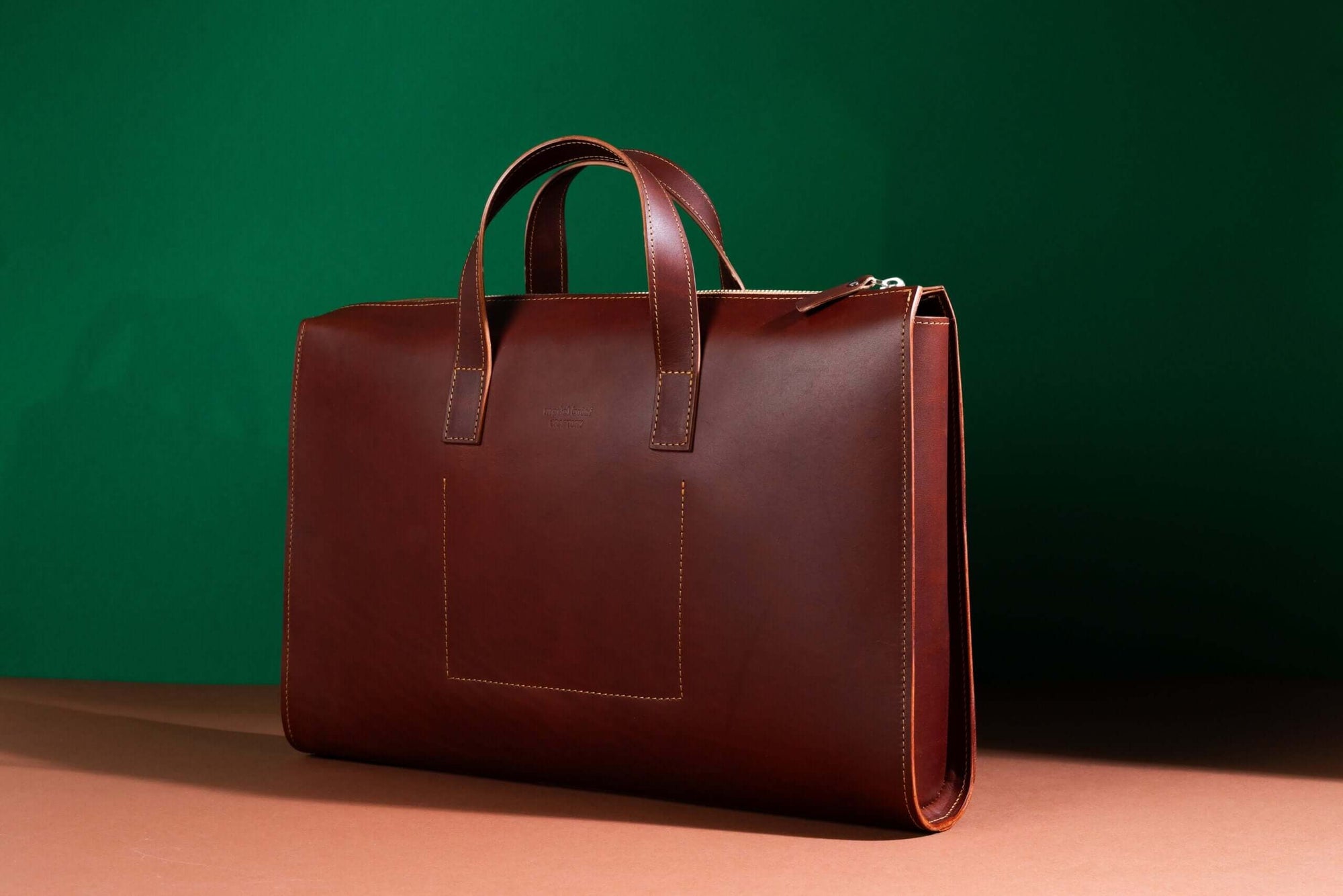 Classic Leather Briefcase – Sleek &amp; Durable for Everyday Use by Craftory at brixbailey.com