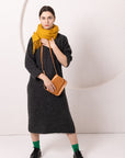 Ruby Leather Purse in Caramel