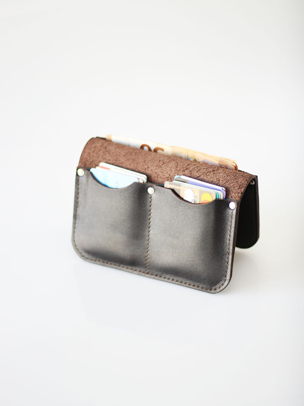 Saturday Wallet in Chocolate Brown