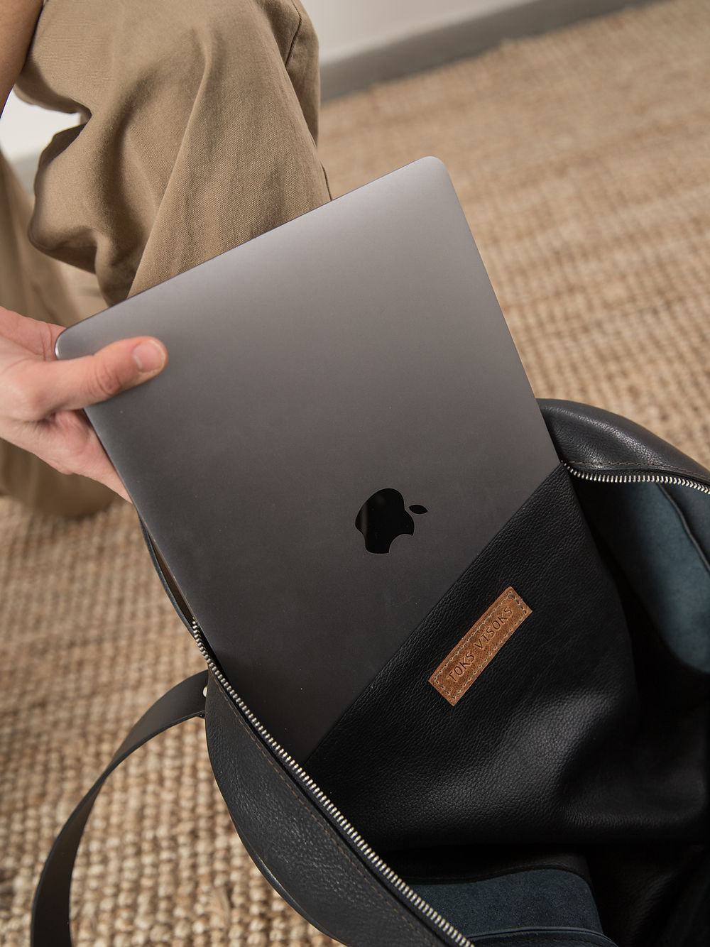 GORDON Handmade Leather Backpack – Spacious &amp; Stylish by TOKS VISOKS at www.brixbailey.com