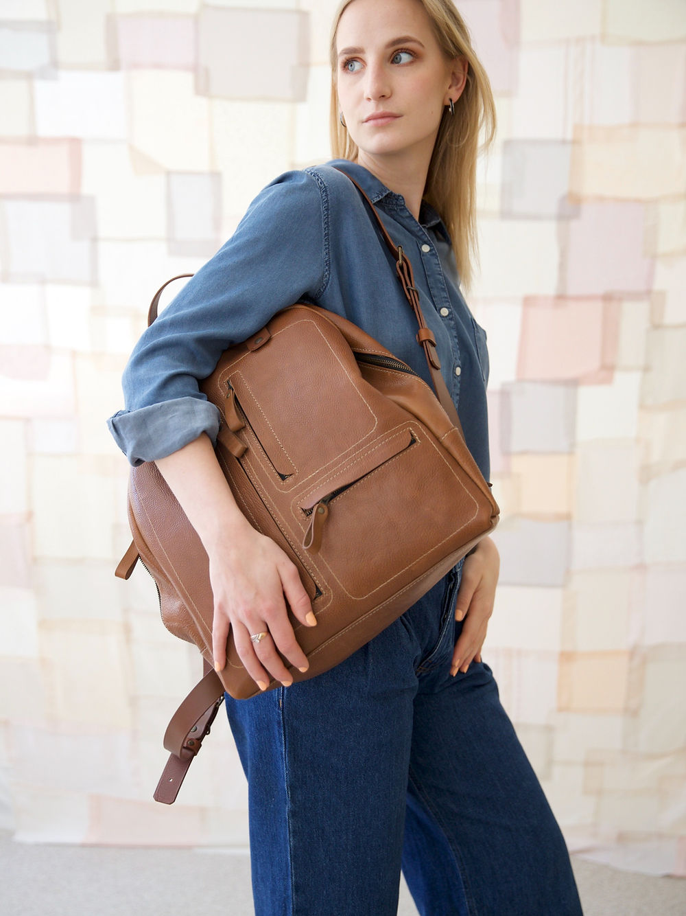 Handmade Leather Backpack Gordon – Stylish &amp; Spacious by TOKS VISOKS at www.brixbailey.com
