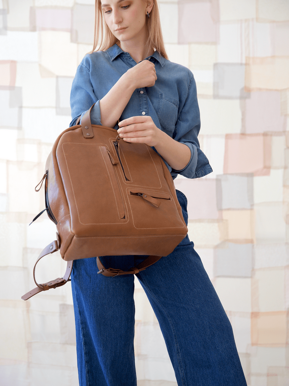 GORDON Handmade Leather Backpack – Laptop &amp; Travel Ready by TOKS VISOKS at www.brixbailey.com