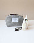 Grey Eco Friendly Makeup Bag