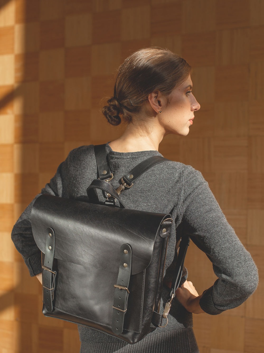 BENJAMIN Leather Backpack – Versatile &amp; Hand-made by TOKS VISOKS at www.brixbailey.com