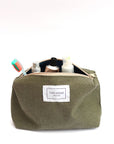 Makeup Bag in Army Green