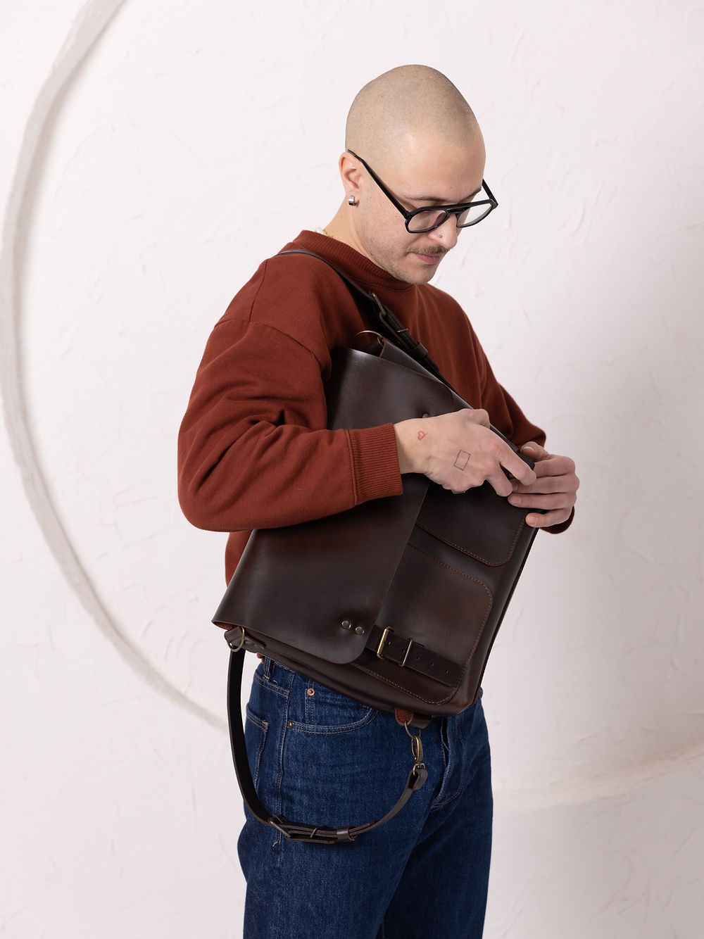 Hand-Made Leather Backpack BENJAMIN – Stylish &amp; Versatile by TOKS VISOKS at www.brixbailey.com