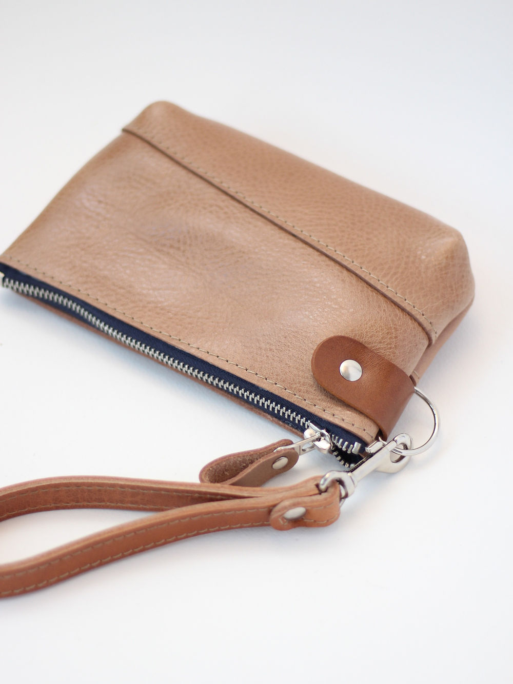 Brown Leather Pouch Wallet